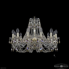 Хрустальная подвесная люстра Bohemia IVELE Crystal 1406/12/240 G K801