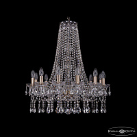 Большая хрустальная люстра Bohemia IVELE Crystal 1413/12/220/h-73 Pa