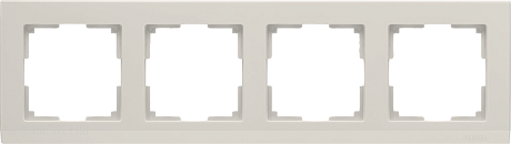 Рамка на 4 поста (слоновая кость) Werkel WL04-Frame-04-ivory