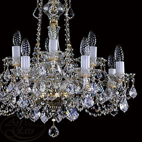 Люстра подвесная ARTGLASS COURTNEY XII. VA-PE CE
