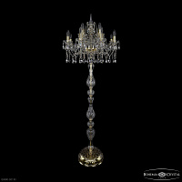 Торшер с хрусталем Bohemia IVELE Crystal 1413T1/8+4/200-165 G