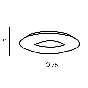 Светодиодный потолочный светильник Azzardo Donut Top 75 CCT AZ2670
