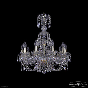 Хрустальная подвесная люстра Bohemia IVELE Crystal 1406/10/195/XL-64 G