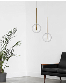 Подвесной светильник Delight Collection Bolle Sola 9217P/D200 gold