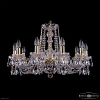 Хрустальная подвесная люстра Bohemia IVELE Crystal 1402/10/240 G