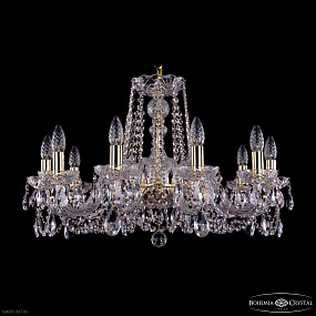 Хрустальная подвесная люстра Bohemia IVELE Crystal 1402/10/240 G