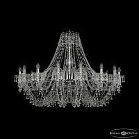 Большая хрустальная люстра Bohemia IVELE Crystal 1410/16/460 Ni V0300