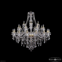 Большая хрустальная люстра Bohemia IVELE Crystal 1415/16+8+4/460 G