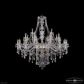 Большая хрустальная люстра Bohemia IVELE Crystal 1415/16+8+4/460 G