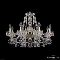 Хрустальная подвесная люстра Bohemia IVELE Crystal 1409/8/240 G