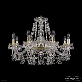 Хрустальная подвесная люстра Bohemia IVELE Crystal 1409/8/240 G