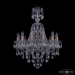 Хрустальная подвесная люстра Bohemia IVELE Crystal 1415/12/200/XL-76 Pa