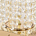 Хрустальная светодиодная настольная лампа APL LED Rimini S500.L4.15-38.B.3000.Gold