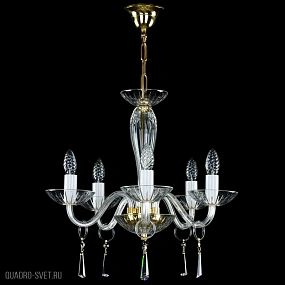 Подвесная хрустальная люстра ArtGlass STEFANIE V. CE