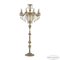 Торшер с хрусталем Bohemia Ivele Crystal Florence 71102T/8/210 B G