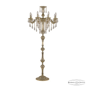 Торшер с хрусталем Bohemia Ivele Crystal Florence 71102T/8/210 B G