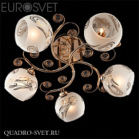 Люстра потолочная EUROSVET 30031 30031/5 золото