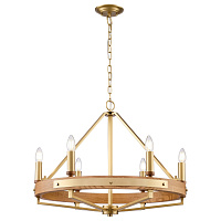 Подвесная люстра из дерева Wertmark BRENDA WE586.06.503