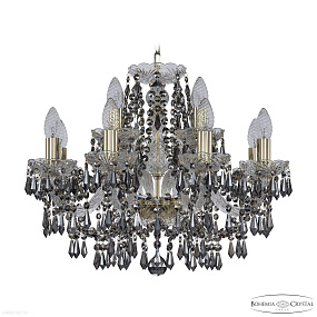 Хрустальная подвесная люстра Bohemia IVELE Crystal 1403/8+4/195 G R781