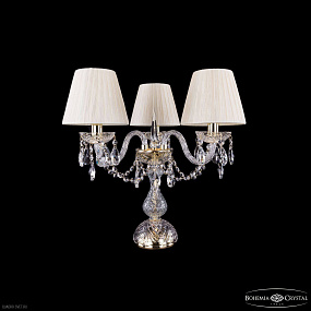 Настольная лампа с хрусталем Bohemia IVELE Crystal 1406L/3/141-39 G SH33-160