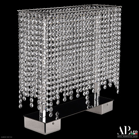 Хрустальная светодиодная настольная лампа APL LED Rimini S500.L1.40.B.4000
