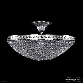 Хрустальная потолочная люстра Bohemia IVELE Crystal 19321/40IV Ni
