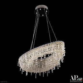 Хрустальная подвесная светодиодная люстра APL LED Sicilia SH509.0.70.B.Gd.4000
