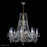 Подвесная хрустальная люстра ArtGlass ANDULA VIII. FULL CUT WHITE CE