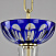Хрустальная подвесная люстра Bohemia IVELE Crystal 1309/5/165 Ni Cl/Clear-Blue/H-1H