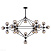Большая люстра Lussole Loft HARTWELL LSP-8166