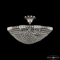 Хрустальная потолочная люстра Bohemia IVELE Crystal 19323/45IV Ni