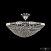 Хрустальная потолочная люстра Bohemia IVELE Crystal 19323/45IV Ni