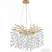 Подвесная хрустальная люстра Arte Milano 239801/D600/8/B Gd