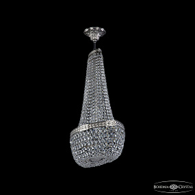 Хрустальная подвесная люстра Bohemia IVELE Crystal 19113/H2/55IV Ni