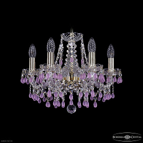 Хрустальная подвесная люстра Bohemia IVELE Crystal 1410/6/141 G V7010