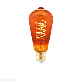 Лампа светодиодная ST64, 4W(E27), 50lm, 2000K медный EGLO LM_LED_E27 11885