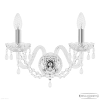Бра хрустальное Bohemia IVELE Crystal 112B/2/165 Ni V0300