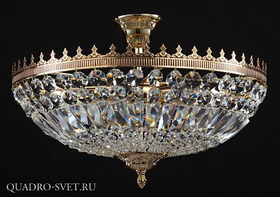 Люстра потолочная Maytoni Tiara DIA500-CL-40-06-G