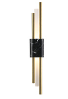 Бра светодиодное Crystal Lux CARTA AP6W LED BLACK/BRASS