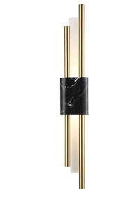 Бра светодиодное Crystal Lux CARTA AP6W LED BLACK/BRASS
