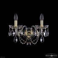 Бра с хрусталем Bohemia IVELE Crystal 1406B/2/160/XL G
