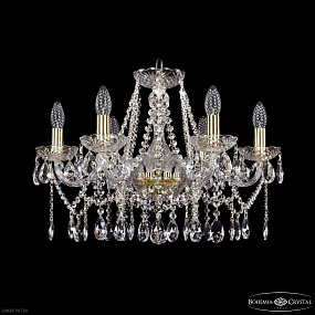 Хрустальная подвесная люстра Bohemia IVELE Crystal 1413/6/200 G