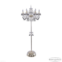 Торшер с хрусталем Bohemia IVELE Crystal 1409T2/6/195-160 G K731