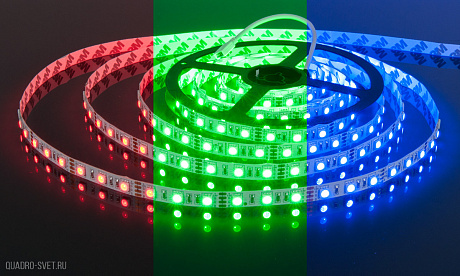 Лента светодиодная Elektrostandard 60Led 14,4W IP20 мульти (5050 12V 60Led 14,4W IP20 RGB)