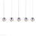 Подвесной светильник Delight Collection Globo SD3301-5U nickel
