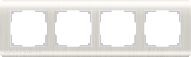 Рамка на 4 поста (перламутровый) Werkel WL12-Frame-04