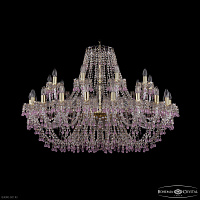 Большая хрустальная люстра Bohemia IVELE Crystal 1410/20+10/400 G V7010