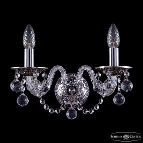 Бра хрустальное Bohemia IVELE Crystal 1600/2/NB/Balls