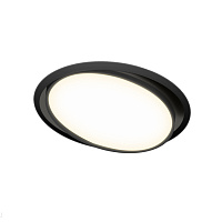 Встраиваемая поворотная светодиодная панель Donolux Moon DL18813/9W Black R