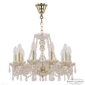 Хрустальная подвесная люстра Bohemia IVELE Crystal 104/10/165 G